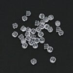 TRANSPARENT EAR PLUGS, ONE PACK