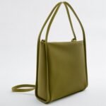 SUMMER NEW GREEN OL STYLE SOFT LEATHER URBAN LEISURE VERSATILE PORTABLE SHOULDER MESSENGER BAG - Image 2